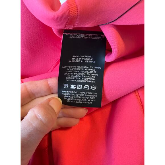 NEW Nike Universa High Rise 7/8 Leggings Sz XS Pink *with flaws - Picture 7 of 12